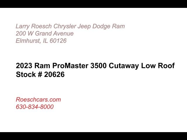 2023 Ram ProMaster Base