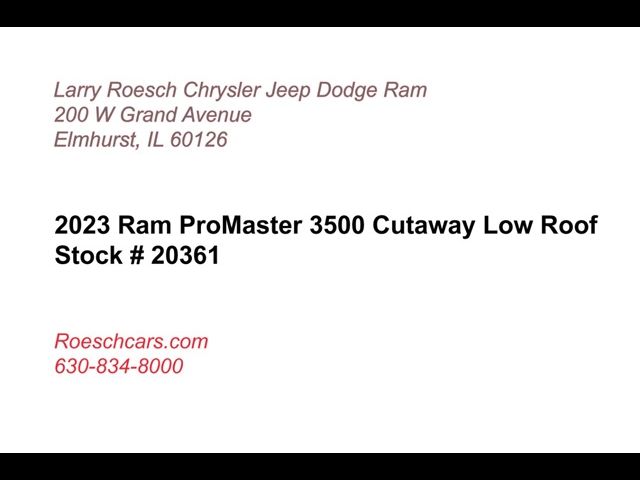 2023 Ram ProMaster Base