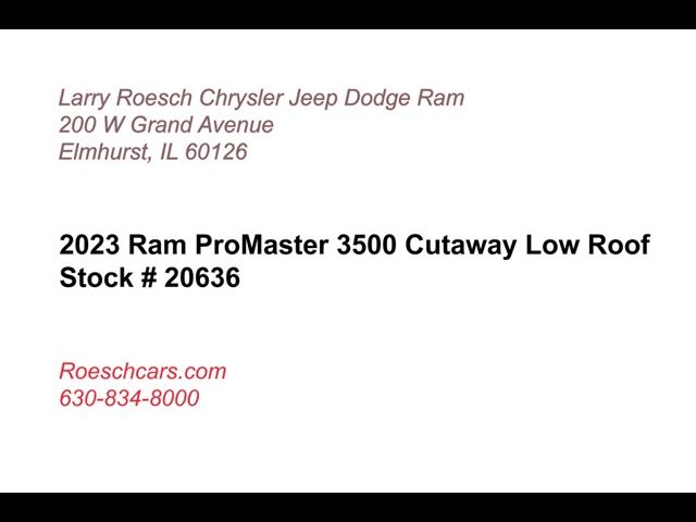 2023 Ram ProMaster Base