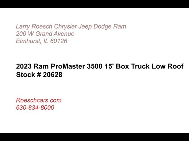 2023 Ram ProMaster Base