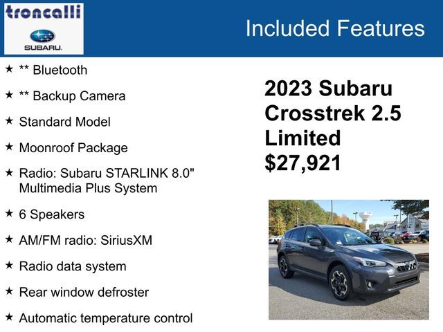 2023 Subaru Crosstrek Limited