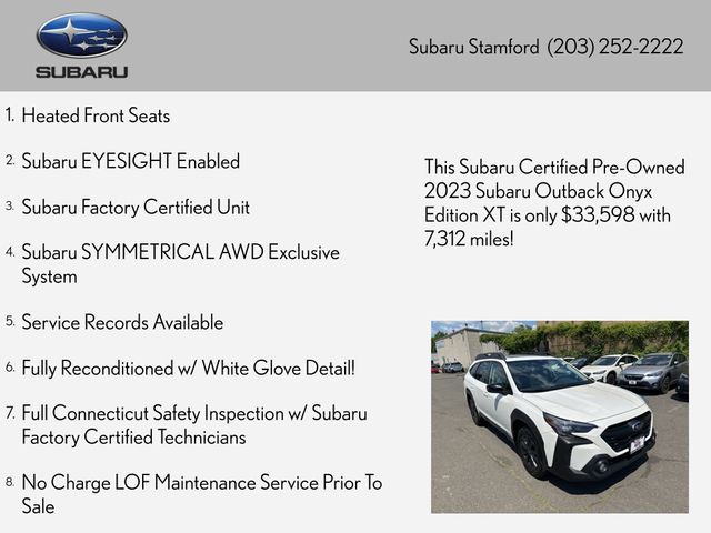 2023 Subaru Outback Onyx Edition XT