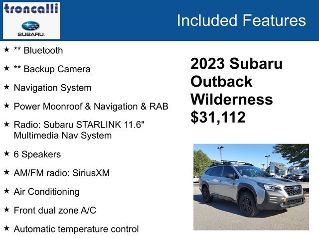 2023 Subaru Outback Wilderness