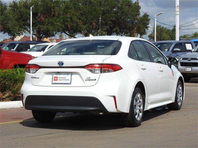 2023 Toyota Corolla Hybrid LE