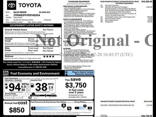 2023 Toyota RAV4 Prime SE