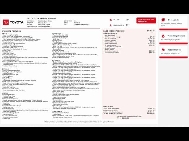 2023 Toyota Sequoia Platinum