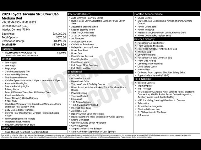 2023 Toyota Tacoma SR5