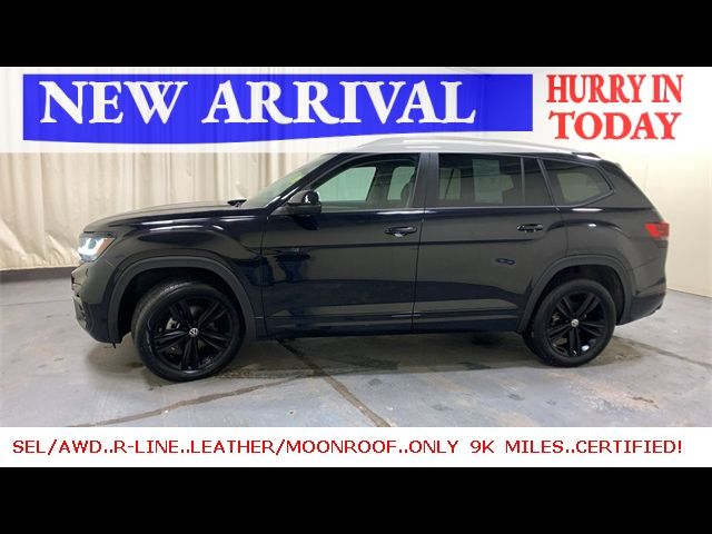 2023 Volkswagen Atlas 3.6L V6 SEL R-Line Black