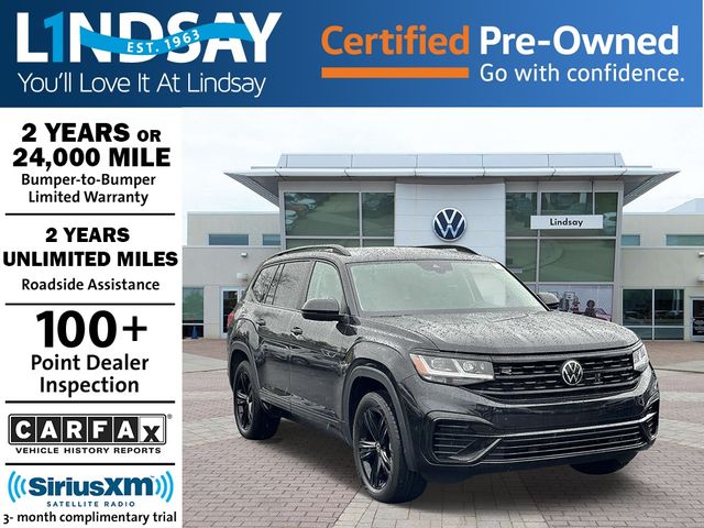 2023 Volkswagen Atlas 3.6L V6 SEL R-Line Black