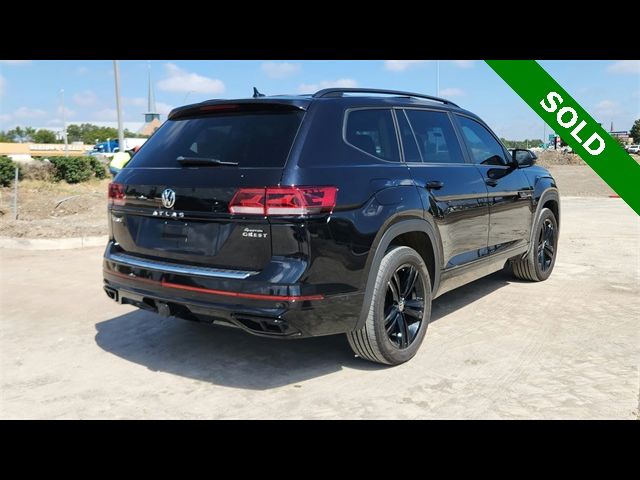 2023 Volkswagen Atlas 3.6L V6 SEL R-Line Black