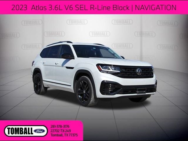 2023 Volkswagen Atlas 3.6L V6 SEL R-Line Black