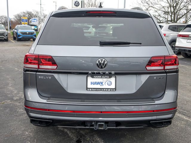 2023 Volkswagen Atlas 3.6L V6 SEL R-Line Black