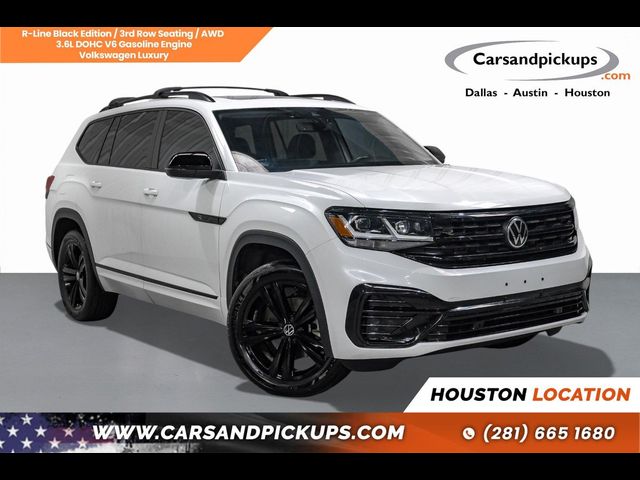 2023 Volkswagen Atlas 3.6L V6 SEL R-Line Black