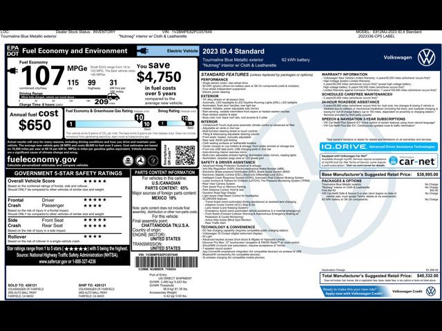 2023 Volkswagen ID.4 Standard