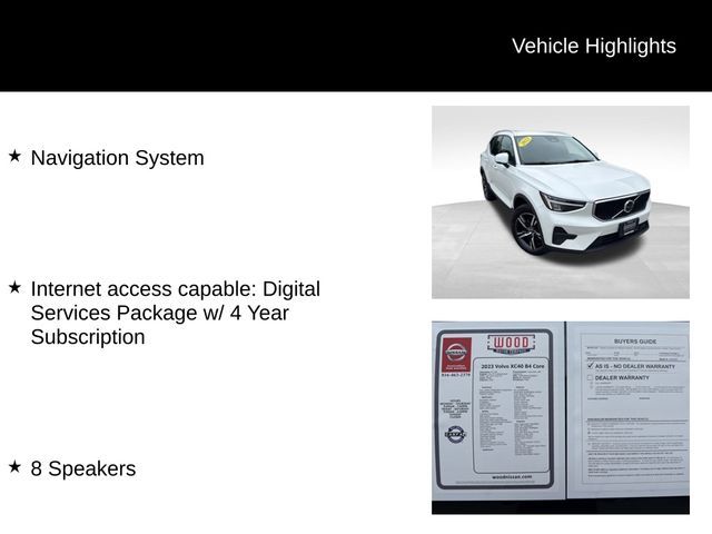 2023 Volvo XC40 Core