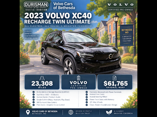 2023 Volvo XC40 Recharge Pure Electric Ultimate