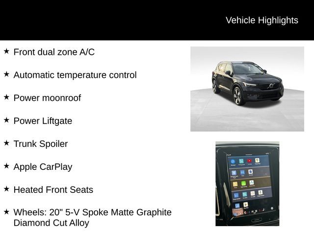 2023 Volvo XC40 Recharge Pure Electric Ultimate