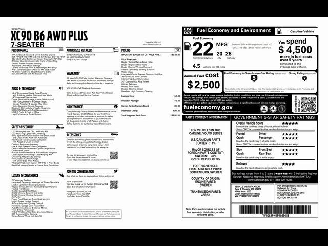2023 Volvo XC90 Plus