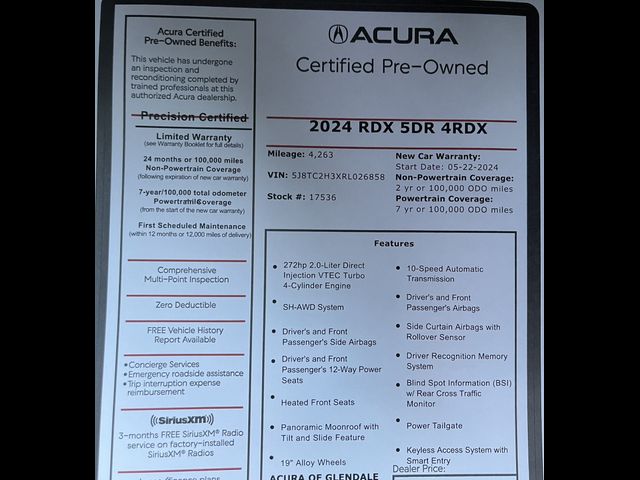 2024 Acura RDX Base