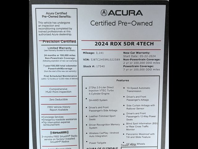 2024 Acura RDX Technology