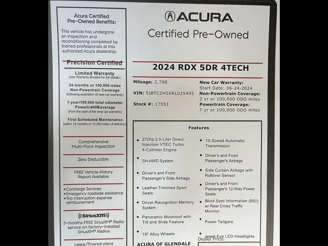 2024 Acura RDX Technology