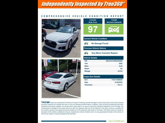 2024 Audi A5 Sportback S Line Premium Plus