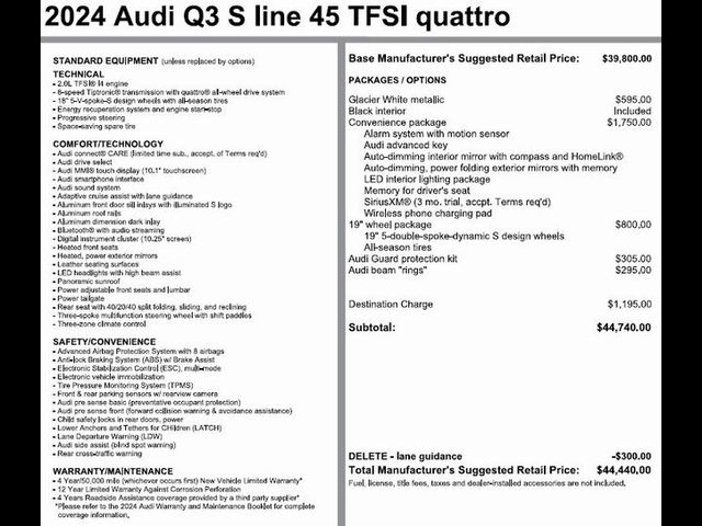 2024 Audi Q3 S Line Premium