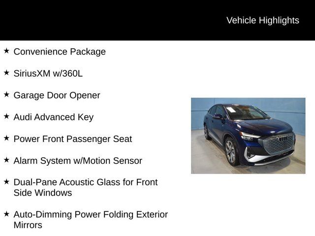 2024 Audi Q4 e-tron Sportback Premium