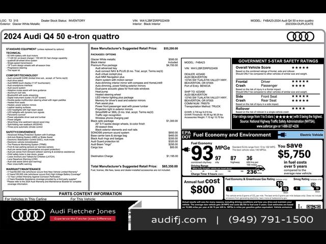 2024 Audi Q4 e-tron Premium Plus