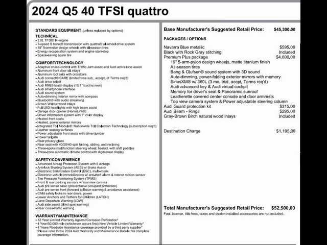 2024 Audi Q5 Premium Plus