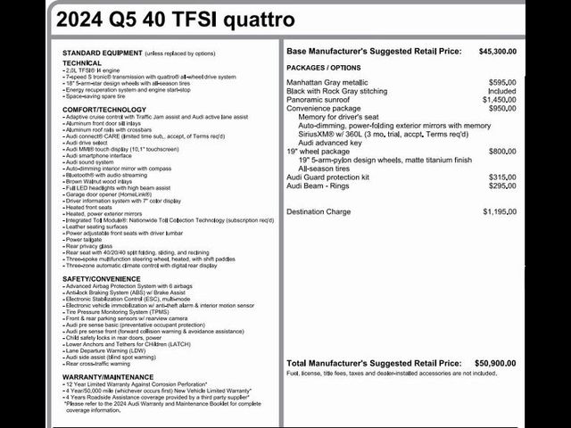 2024 Audi Q5 Premium