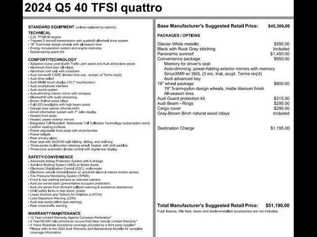 2024 Audi Q5 Premium