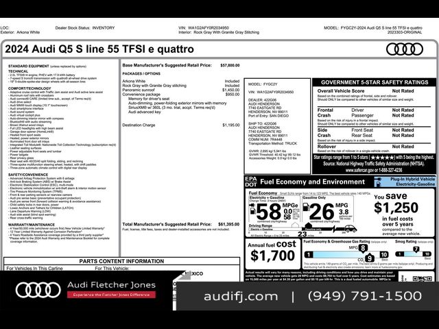 2024 Audi Q5 S Line Premium