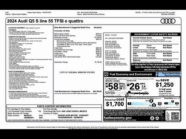 2024 Audi Q5 S Line Premium