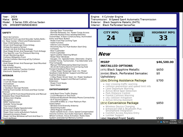 2024 BMW 3 Series 330i xDrive