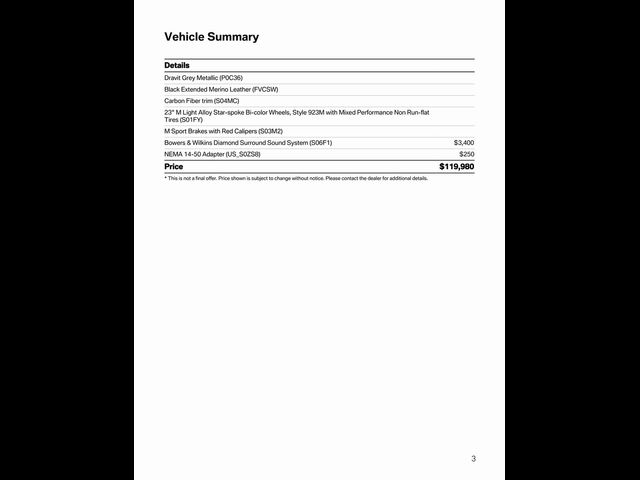 2024 BMW XM Base