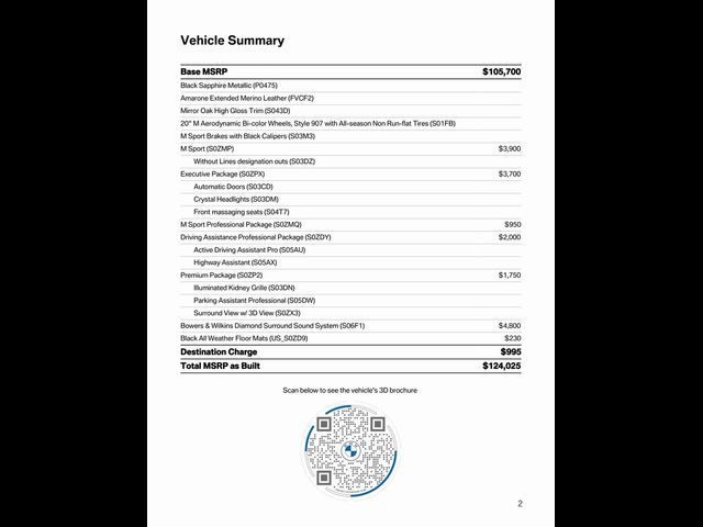 2024 BMW i7 eDrive50