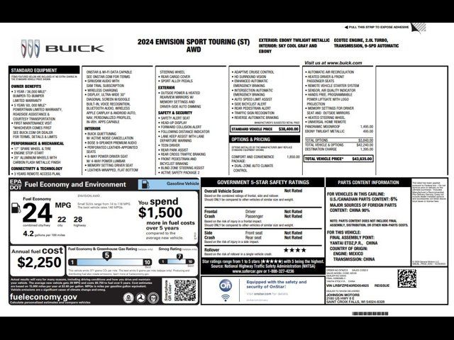 2024 Buick Envision Sport Touring