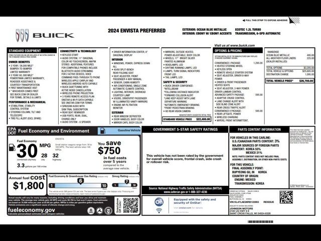 2024 Buick Envista Preferred