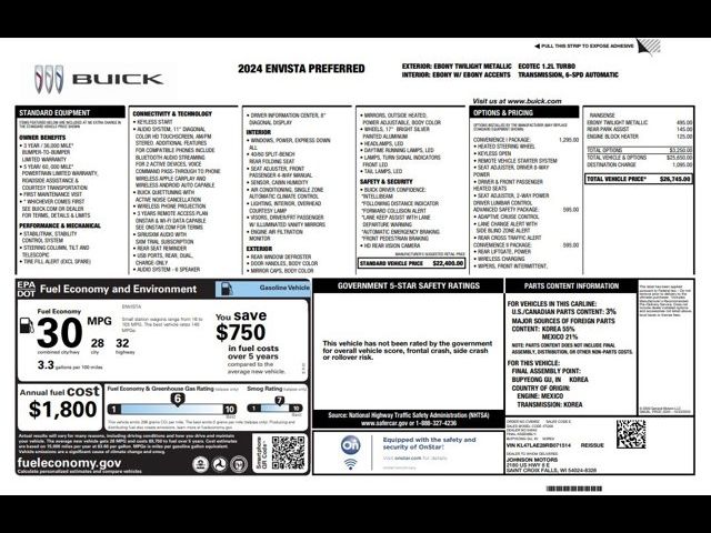 2024 Buick Envista Preferred