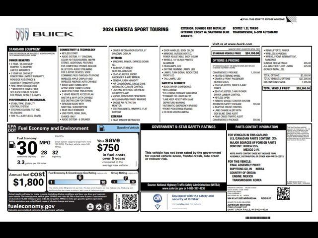 2024 Buick Envista Sport Touring