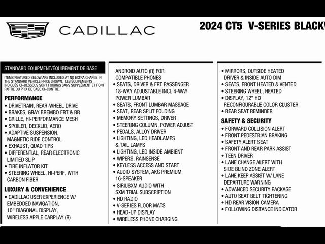 2024 Cadillac CT5-V Blackwing