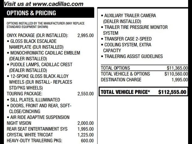 2024 Cadillac Escalade 4WD Sport