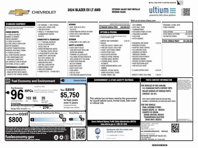 2024 Chevrolet Blazer EV eAWD LT