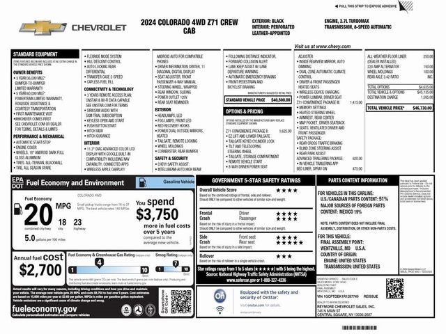 2024 Chevrolet Colorado Z71