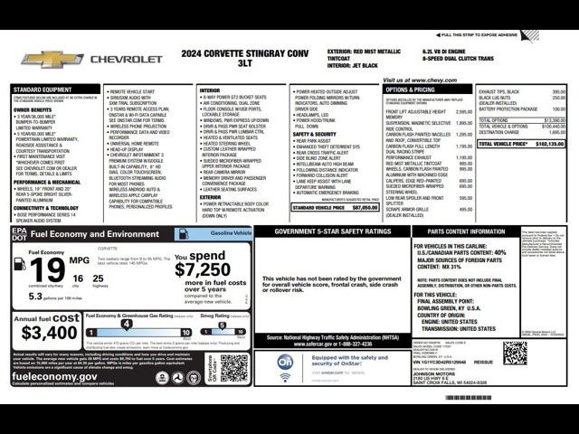 2024 Chevrolet Corvette 3LT