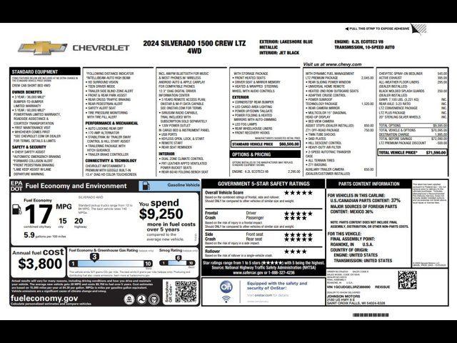 2024 Chevrolet Silverado 1500 LTZ