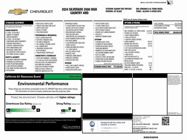 2024 Chevrolet Silverado 3500HD High Country