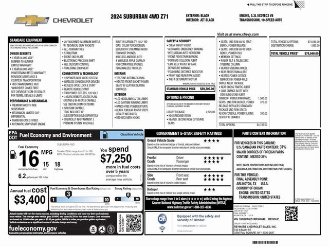 2024 Chevrolet Suburban Z71