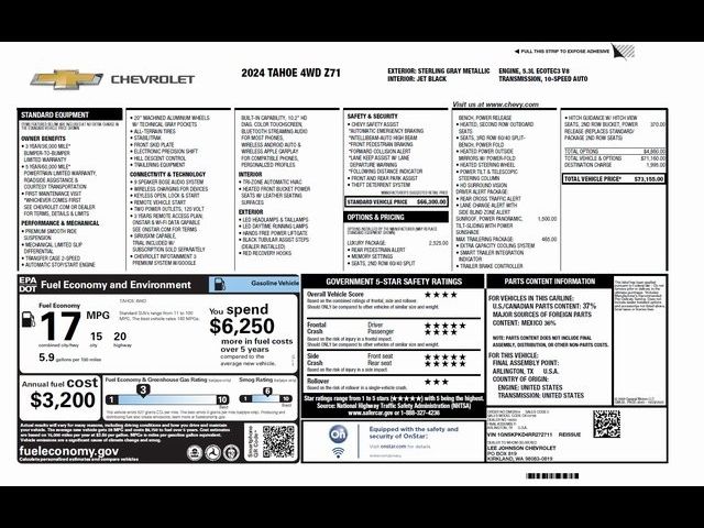 2024 Chevrolet Tahoe Z71